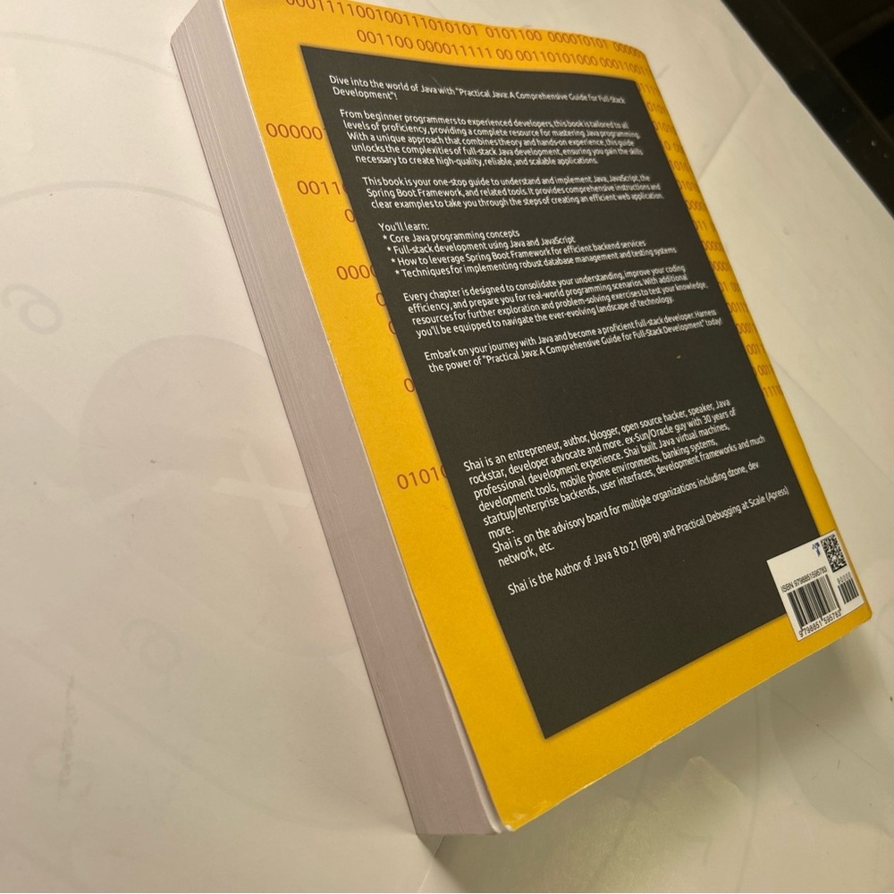 Java Basics: A Practical Introduction to Full-Stack Java by Shai Almog Paperback - Picture 4 of 14